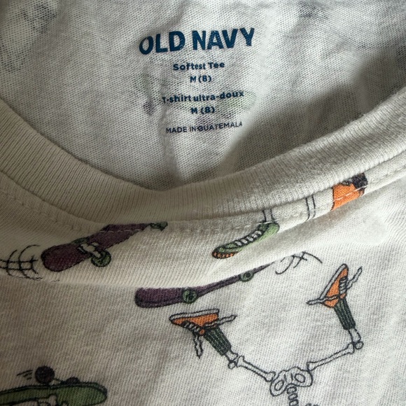 5/$20 Old Navy Skateboard Skeleton Tee - Picture 5 of 6